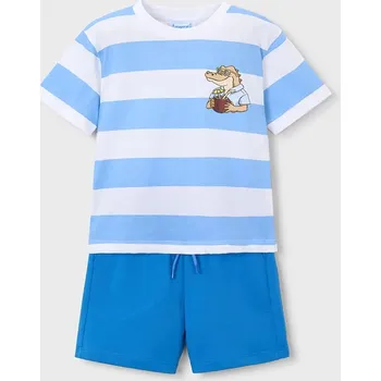 Dětská bavlněná souprava Mayoral 3602.5D.Mini.PPY2 modrá 55X, vel. 92