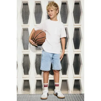 Chlapecké kraťasy Dětské riflové kraťasy Mayoral 6217.7C.Junior.PPY2 modrá 55X, vel. 152