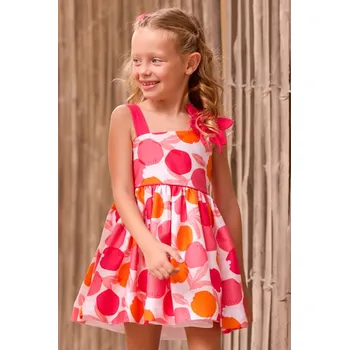 Dívčí šaty Dívčí šaty Mayoral 3924.6D.Mini.PPY2 růžová 42X, vel. 128