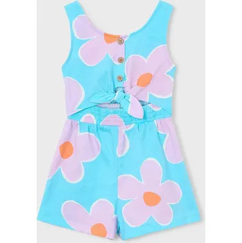 Dětský bavlněný overal Mayoral 3889.6L.Mini.PPY2 modrá 50X, vel. 122