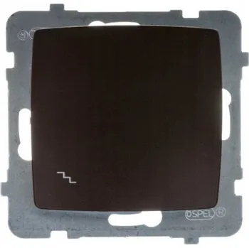 vypínač Schodišťový vypínač pod omítku Ospel, odstíny hnědé ŁP-3S/m/40