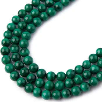 Šperk Korálky z minerálu Malachit 4 mm