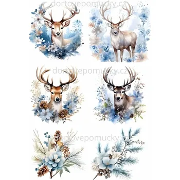 Jedlá dekorace na dort Myslivost vzor č.7 - (jedlý papír nebo fondánový list) - Bez úprav / Jedlý papír / Bez decor gelu