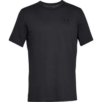 Pánské triko Under Armour SPORTSTYLE LEFT CHEST M Černá