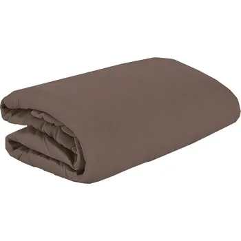 Prostěradlo Prodloužené jersey prostěradlo EKONOM 200x220 cm hnědé