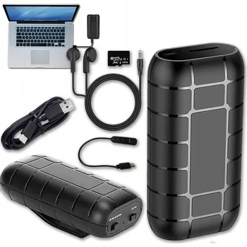 MINI DIKTAFON MALÝ ŠPIÓNSKÝ ODPOČÍVACÍ ZAŘÍZENÍ S DETEKCÍ HLASU MP3 16GB