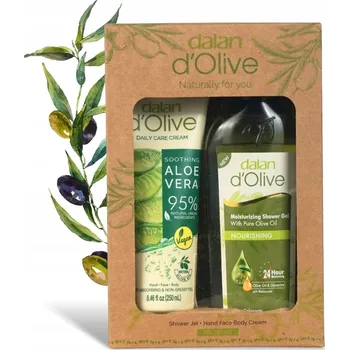Kosmetická sada Dalan d'Olive dárková sada 2 produkty Balzám Aloe + gel