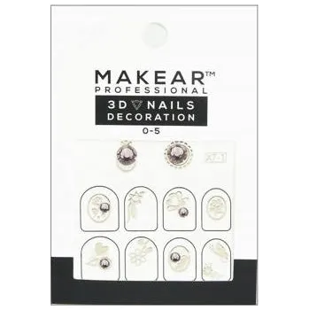 Přípravek na nehty 3D bižuterní nálepka na nehty Makear #05