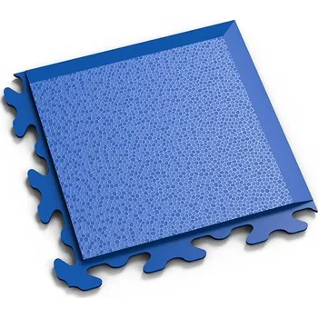 vinylová podlaha Modrý PVC vinylový rohový nájezd "typ B" Invisible 2037, Fortelock - 14,5 x 14,5 x 0,67 cm