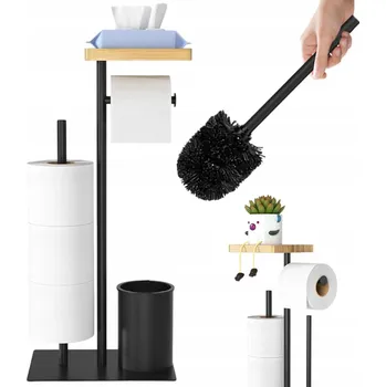 VERTIKÁLNÍ UCHWYT NA PAPIER TOALETOWY STOJAN NA PAPÍR S WC ŠTĚTKOU