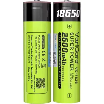 Akumulátor baterie VariCore VC-1826 Plus 18650 Li-ion 3.7 V 2600 mAh 2ks