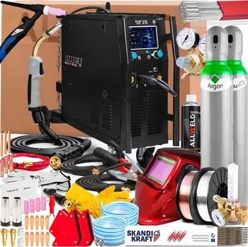 Svářečka POLOAUTOMAT SPARTUS EASYMIG 375 400V 350A SYNERGIE TIG LIFT MĚKKÉ PÁJENÍ