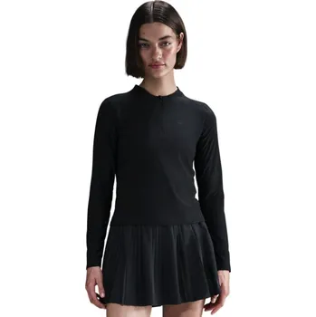 Dámské tričko Dámské tričko (dlouhý rukáv) Nike Court Advantage Dri-Fit Mid-Layer Tennis Top Černý (XS)