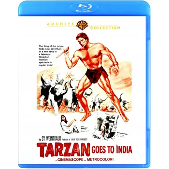 Tarzan Goes to India Blu-ray disk