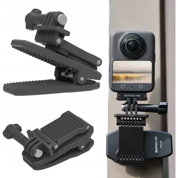 Příslušenství pro videokameru Magnetický otočný držák s klipem pro GoPro Hero DJI Osmo Pocket 3 Action 5