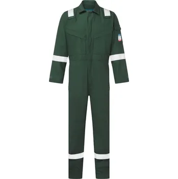 montérky PORTWEST Kombinéza Flame Resistant Light Weight Anti-Static FR28, 280g POR-FR28GNR4XL Zelená 4XL Standartní