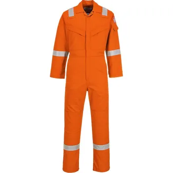 montérky PORTWEST Kombinéza FR50 Flame Resistant Anti-Static, 350g POR-FR50ORRXXXL 3XL Oranžová Standartní
