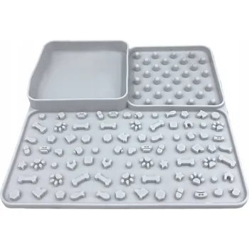 Miska pro psa Zpomalovací silikonová Activ Pet šedá 0 l