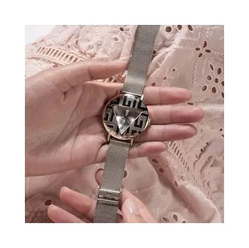 Módní doplněk Guess Hodinky GW0527L1 Stříbrná OS