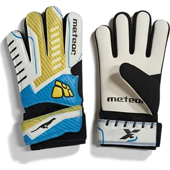 Brankářské rukavice Meteor Brankářské rukavice MT-MT00201 Černá, Bílá, Modrá, Žlutá 5