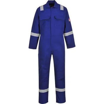 montérky PORTWEST Kombinéza Bizweld Iona FR BIZ5, nehořlavá s reflexními prvky POR-BIZ5RBRXXL 2XL Modrá královská Standartní