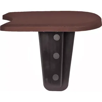 Zahradní obrubník Hnědý plastový zahradní obrubník GC45 - 382,7 x 11,5 cm