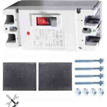 Bezpečnostní kamera MCCB 2P 200A SOLÁRNÍ DC JISTIČ BATERIE ROZVADĚČ VYSOKÉ NAPĚTÍ