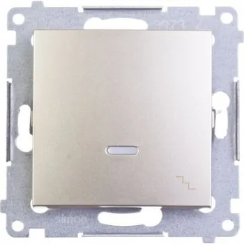 vypínač Schodišťový vypínač Klasik, Podomítkový Kontakt-simon zlatá DW6L.01/44