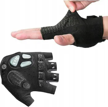 Cyklistické rukavice Cyklistické rukavice s gelovými vložkami na kolo Rockbros, velikost M