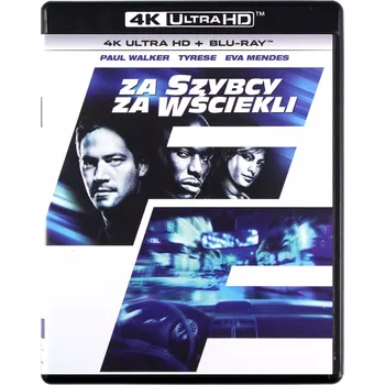 Za szybcy za wściekli Blu-ray disk