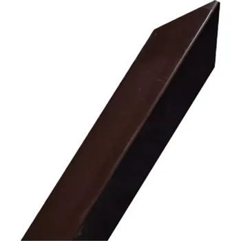 Stavební profil Hnědá hliníková ochrana rohů zdí, stěn (L-profil) - 150 cm x 4,5 cm x 0,8 mm