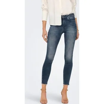 Dámské oblečení ONLY Jeansy 15216970 Modrá Skinny Fit L_34