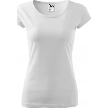 Dámské tričko Tričko dámské t-shirt PURE MALFINI bílé S 1220013