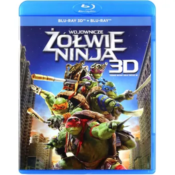 Blu-ray film Wojownicze Żółwie Ninja 3D Blu-ray 3D disk