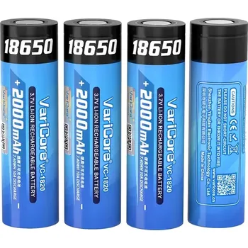 Akumulátor baterie s článkem VariCore VC-1820 18650 Li-ion 3.7 V 2000 mAh 4ks