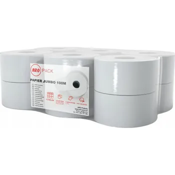 Toaletní papír Toaletní papír Vella Jumbo do zásobníků, průměr role 18 cm (12 kusů)