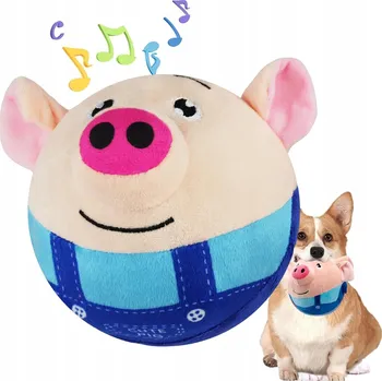 Hračka pro psa INTERAKTIVNÍ MÍČEK PRO PSY, SKÁKACÍ HRAČKA PRO ZVÍŘATA USB