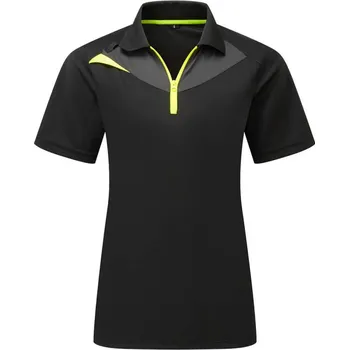 Pánské tričko PORTWEST Polokošile DX409, krátký rukáv, dámská POR-DX409BKRXXL 2XL Černá