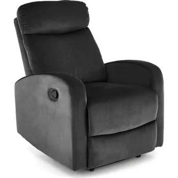 Křeslo Polohovací křeslo Wonder s funkcí houpání - Halmar Černá 75x90 cm