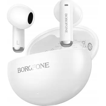 Sluchátka Sluchátka do uší Borofone Bluetooth TWS FQ12 Nice bílá