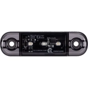 Přídavný světlomet světlo poziční LED DARK 12+24V bílé