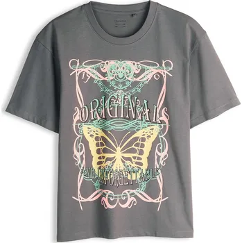 Dívčí tričko GATE Volné bavlněné tričko s potiskem 8Y 825-0317/864