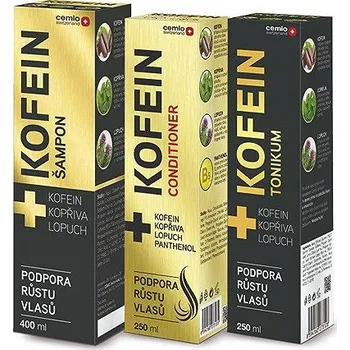Kosmetická sada Cemio Kofein šampon + conditioner + tonikum
