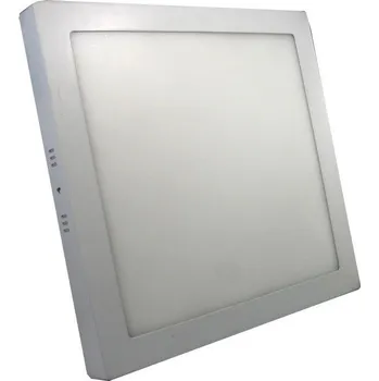 Podhledové světlo LED 24W, 300x300mm, 6500K, 230V, přisazené, bílé