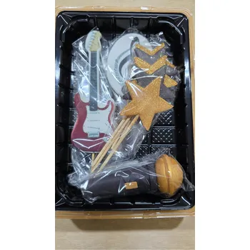 Přisada na vaření a pečení Hudební Rocková sada (8 dílů) - jedlá dekorace na dort