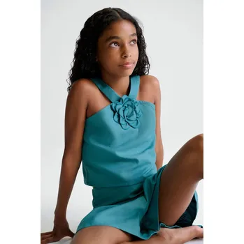 Oblečení a móda Dětská souprava Mayoral 6208.8D.Junior.PPY2 tyrkysová 66X, vel. 128