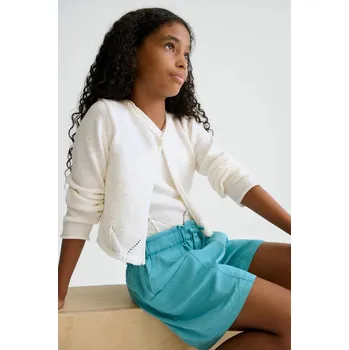 Dívčí svetr Dětský kardigan Mayoral 6354.8C.Junior.PPY2 bílá 00X, vel. 152