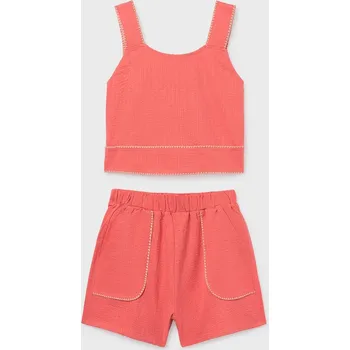 Dětská bavlněná souprava Mayoral 6213.8K.Junior.PPY2 oranžová 32X, vel. 152