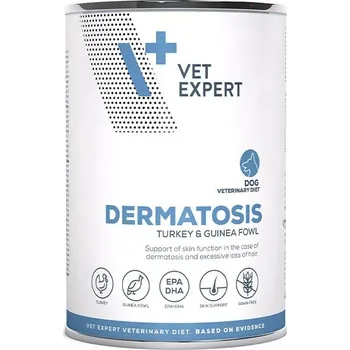 Krmivo pro psa VetExpert DERMATOSIS DOG krůta a perlička - 50% sleva krátká expirace 4/2026