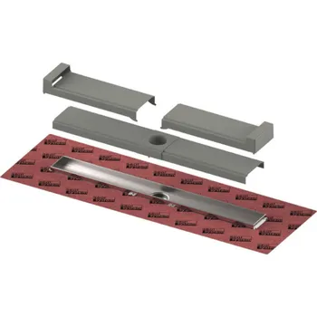 sprchový žlab Tece TECEdrailine-Evo - Sprchový žlab Evo 120 cm, s přírubou, ochranný kryt, nerez 601202